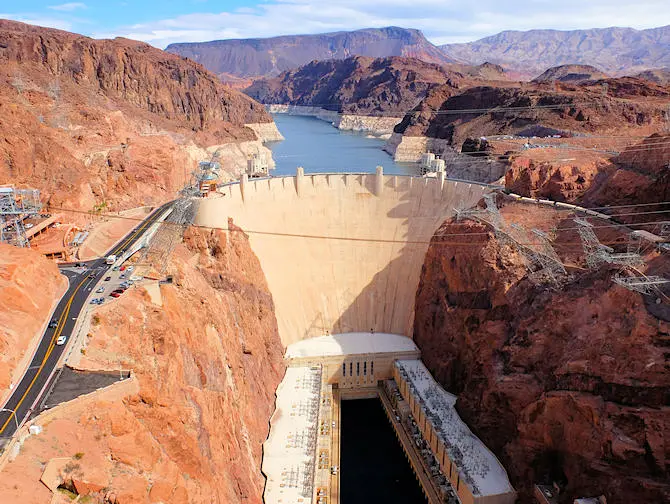 Hoover Dam em Las Vegas - Nevada