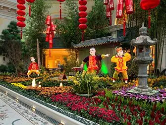 Hotel Bellagio em Las Vegas - Estufas e Jardim
