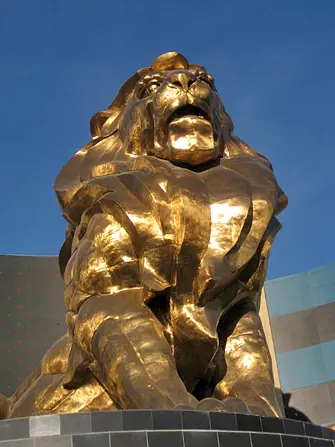 Hotel MGM Grand em Las Vegas - Leão