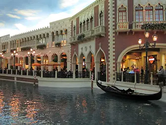 Hotel The Venetian em Las Vegas - Gôndola