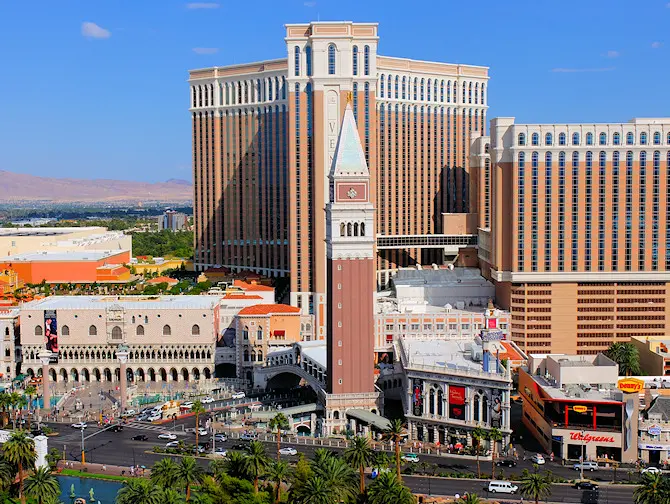 The Venetian hotel em Las Vegas