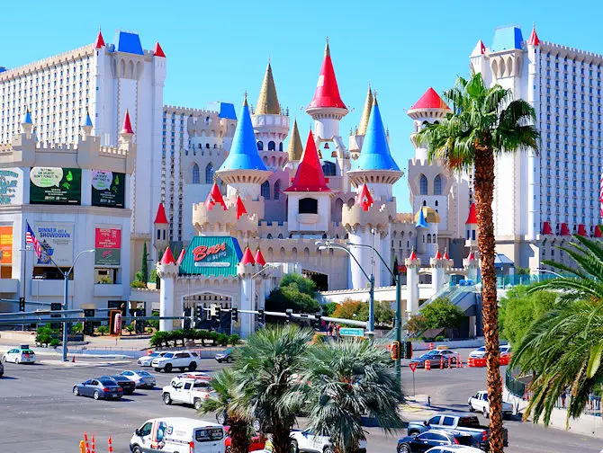 Excalibur hotel em Las Vegas