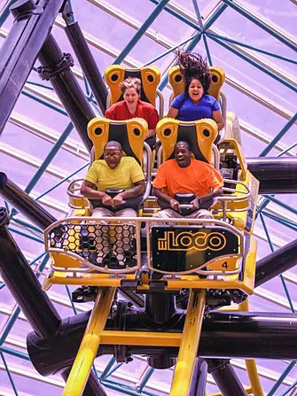 Hotel Circus Circus em Las Vegas - El Loco no Adventuredome