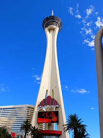 Stratosphere Tower em Las Vegas - Palmeiras
