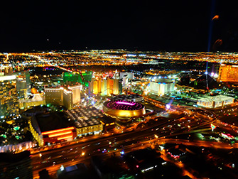 Passeios de Helicóptero em Las Vegas - Vista noturna